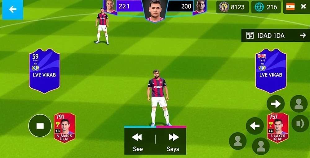 FIFA Mobile Ultimate Team gameplay featuring Indian players in action